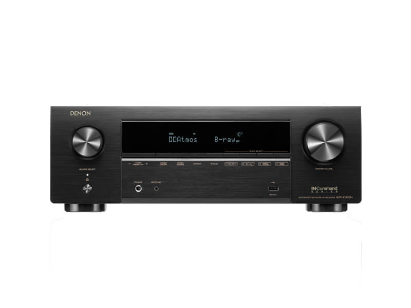 Denon AV- ресивер AVR-X1800H, черный