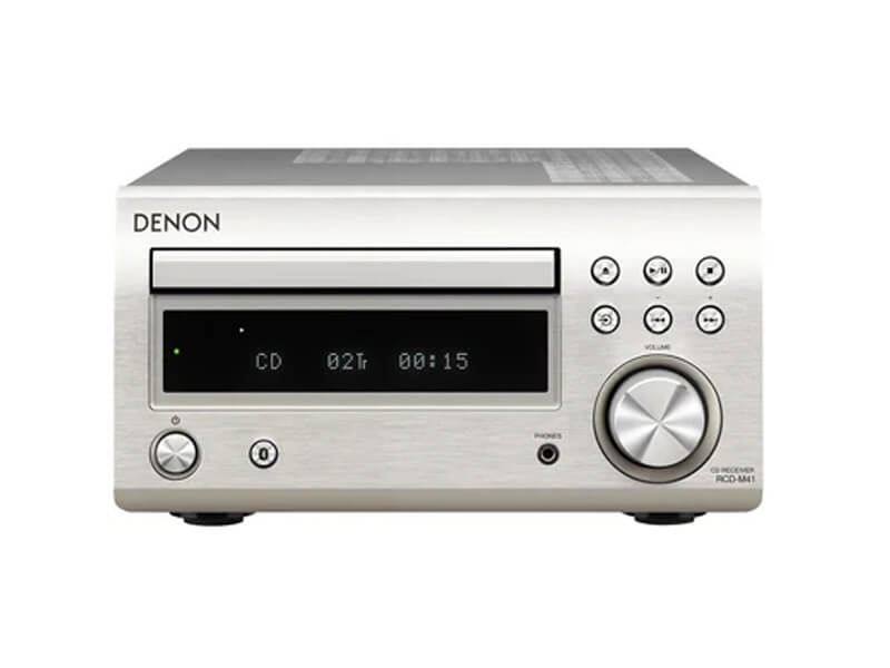 Denon Hi-Fi мини-система RCD-M41, серебро