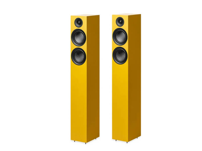 Pro-Ject Акустическая система Speaker Box 12 E Carbon САТИНОВЫЙ, желтый (пара)