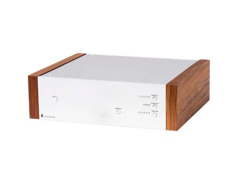 Pro-Ject Фонокорректор Phono Box DS2, серебро орех