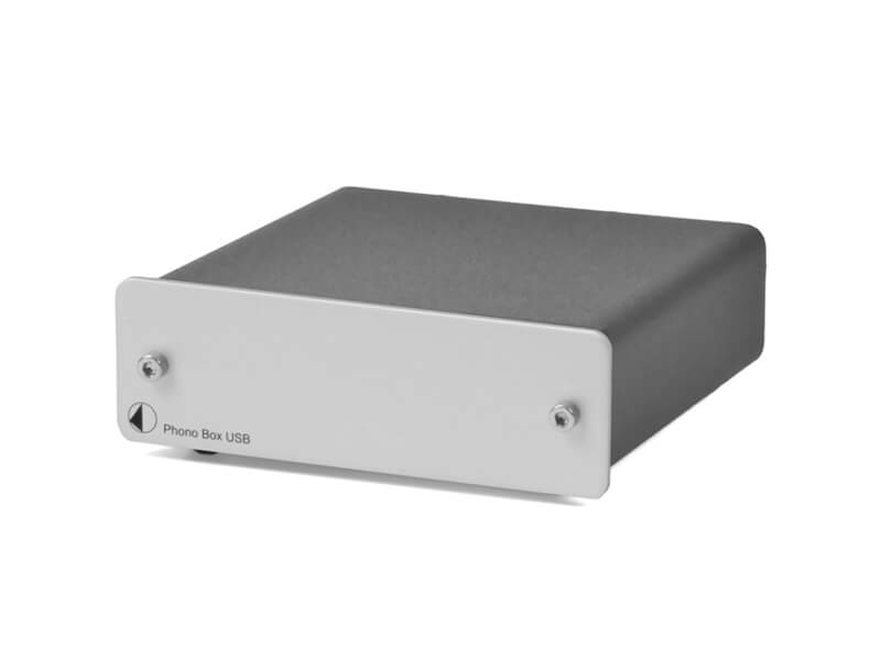 Pro-Ject Фонокорректор Phono Box USB, серебро