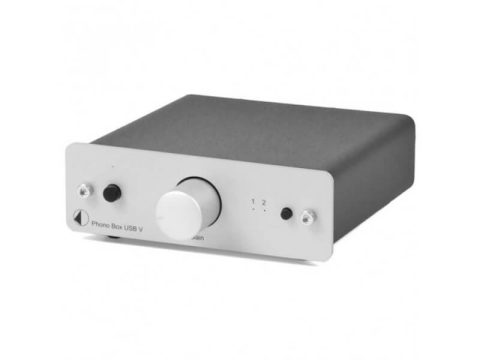 Pro-Ject Фонокорректор Phono Box USB V DC, серебро