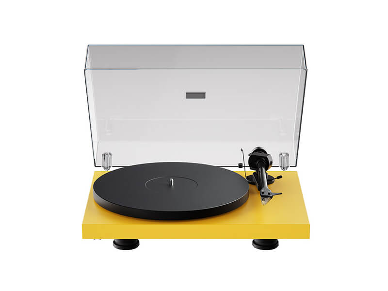 Pro-Ject Проигрыватель пластинок Debut EVO 2 Pick It MM САТИНОВЫЙ, желтый
