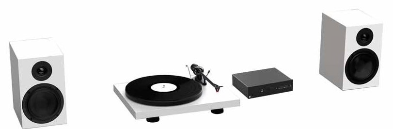 Pro-Ject Проигрыватель пластинок Debut EVO Colourful Audio System, белый