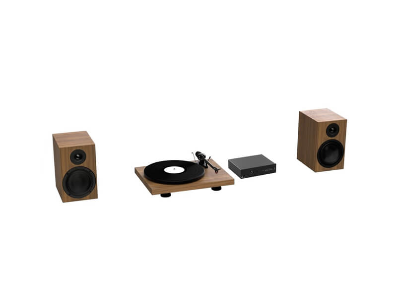 Pro-Ject Проигрыватель пластинок Debut EVO Colourful Audio System, орех