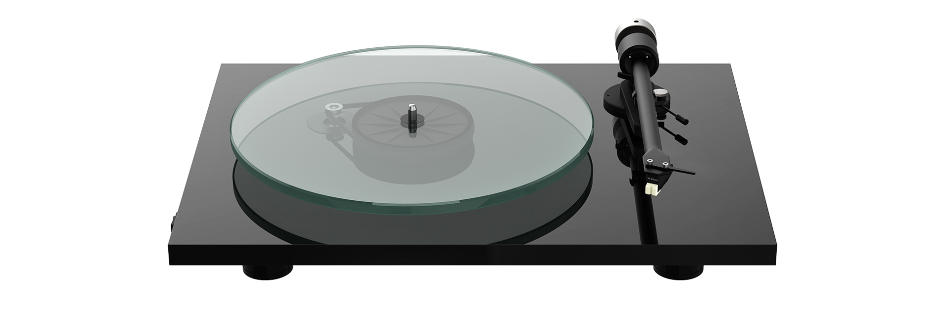 Pro-Ject Проигрыватель пластинок Т2 W High Gloss, черный
