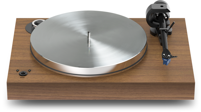 Pro-Ject Проигрыватель пластинок X8 Evo High Gloss SuperPack Quintet Blue, орех